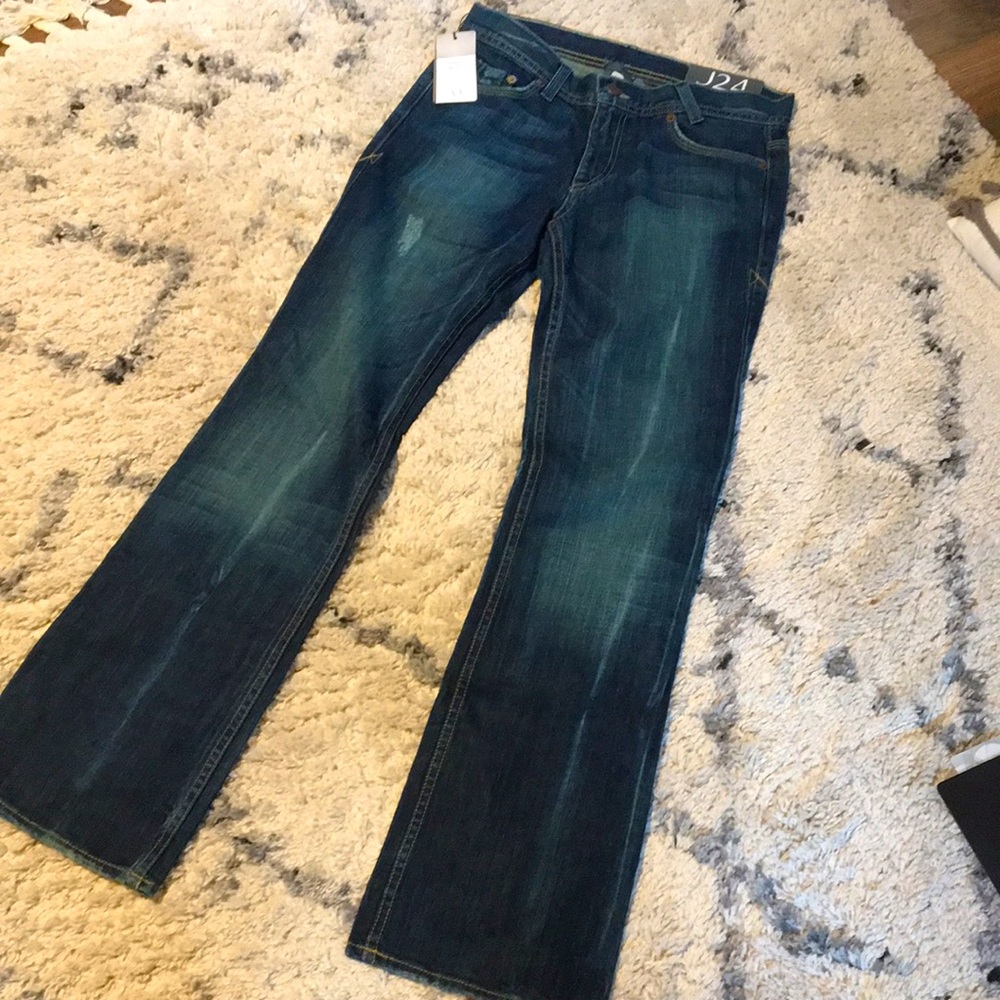 Armani Exchange Boot Cut Jeans. New w tags. 4short